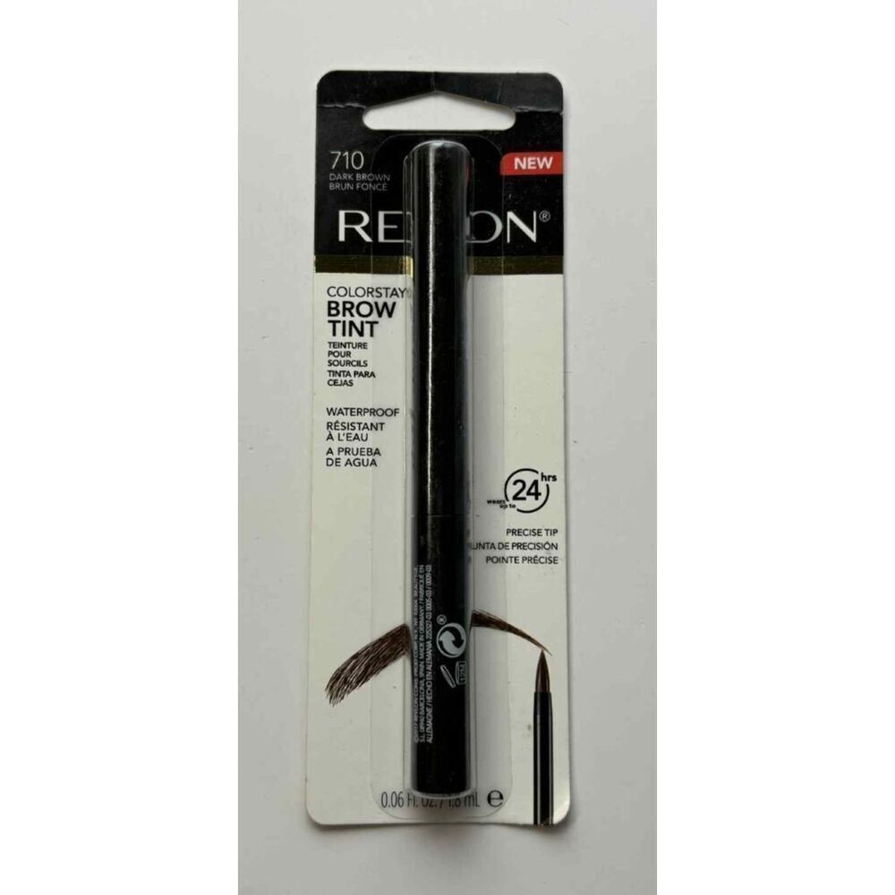 Revlon Colorstay Brow Tint Waterproof Precise Tip 710 Dark Brown